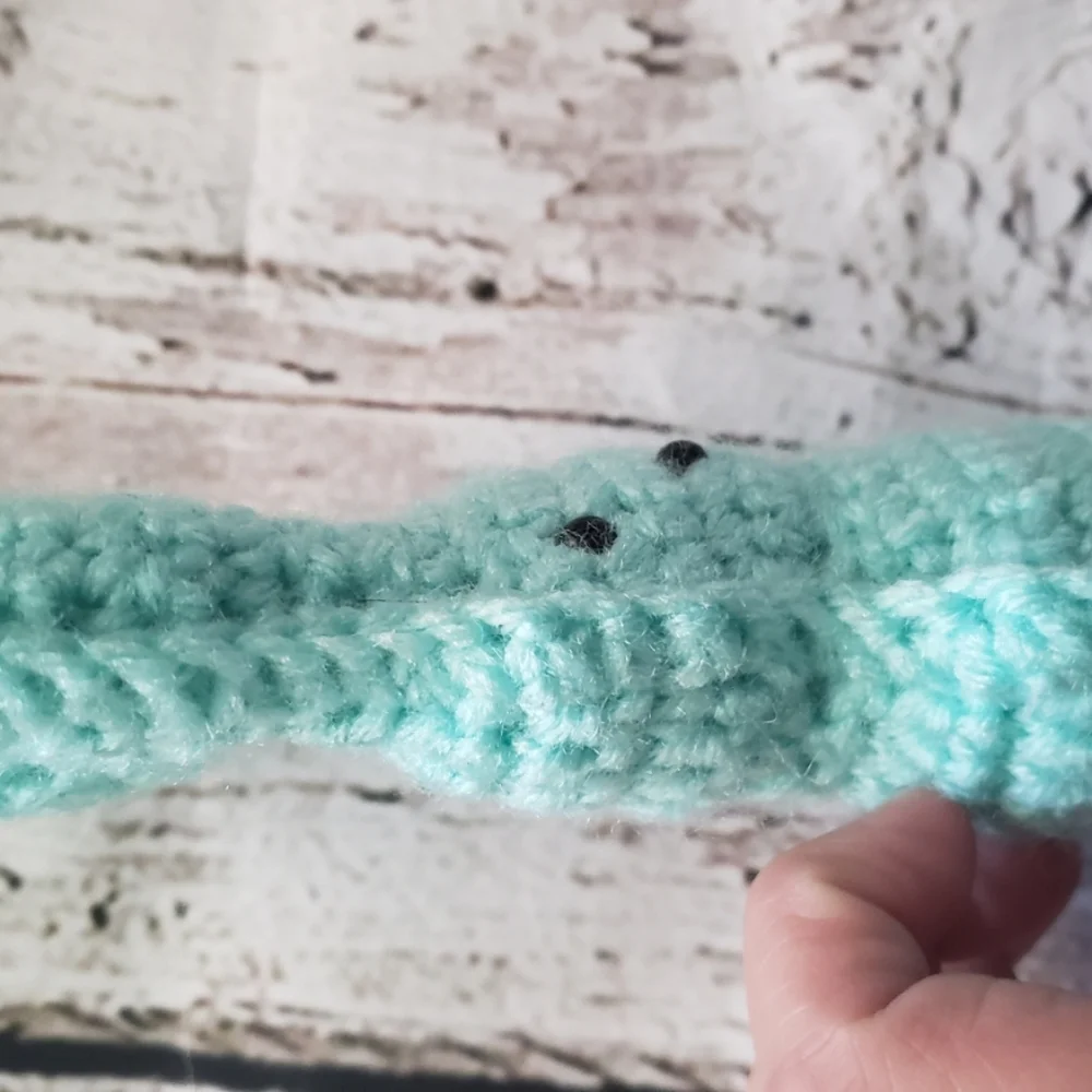 Mint color Crochet Peep